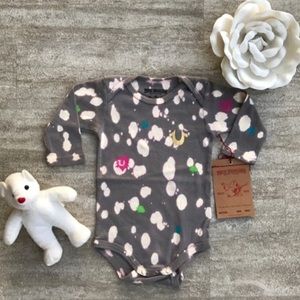 New True Religion Baby Splattered Paint Onesie
